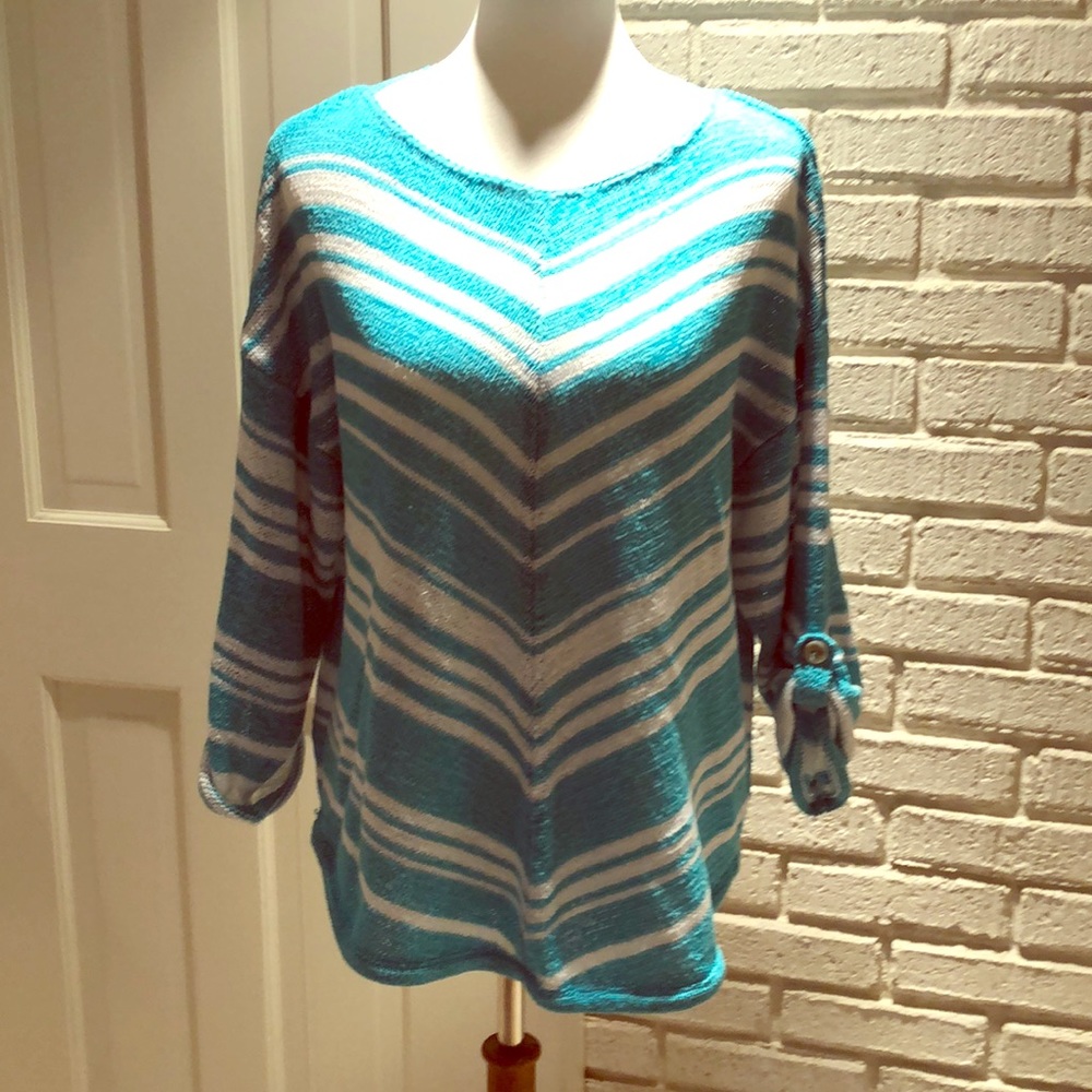 Chico’s Lightweight Summer Sweater LN SZ 3
